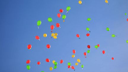 Un ballon lâché en Saône-et-Loire le 5 août 2017 a été retrouvé en République tchèque. (PHOTO12 / GILLES TARGAT / AFP)