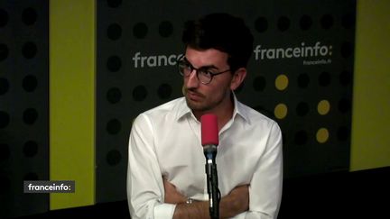 Romain Mouton, le 19 août 2019 sur franceinfo. (FRANCEINFO / RADIOFRANCE)