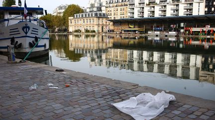 Le quai de la Loire, dans le 19e arrondissement de Paris, le 10 septembre 2018, au lendemain d'une attaque au couteau qui a fait sept blessés dont quatre graves. (LP/ JEAN NICHOLAS GUILLO / MAXPPP)