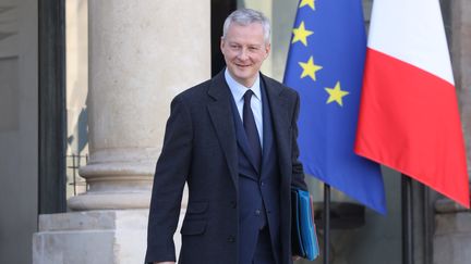 Le ministre de l'Economie et des Finances, Bruno Le Maire, le 28 février 2018 à Paris. (LUDOVIC MARIN / AFP)