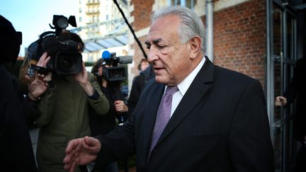 &nbsp; (Dominique Strauss Kahn à son arrivée au procès du Carlton en février 2015. © Maxppp)