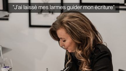 C'est par ses mots que Val&eacute;rie Trierweiler a d&eacute;crit sa d&eacute;marche au Times. (  MAXPPP)