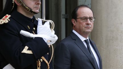 François Hollande à l'Elysée le 19 novembre 2015. (PATRICK KOVARIK / AFP)