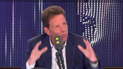 Geoffroy Roux de Bézieux, président du Medef, invité du "8.30 franceinfo", jeudi 5 septembre 2019.&nbsp; (FRANCEINFO / RADIOFRANCE)