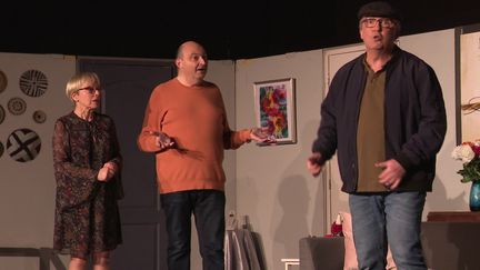 Le Théâtre des Borderies retrouve son fidèle public charentais, après deux ans d'absence.&nbsp; (FRANCE 3 POITOU-CHARENTES)