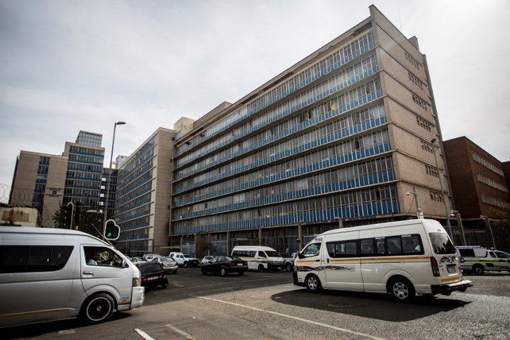 Le QG de la police à Johannesburg au pied duquel a été retrouvé le corps d'Ahmed Timol en octobre 1971. (AFP - GULSHAN KHAN)