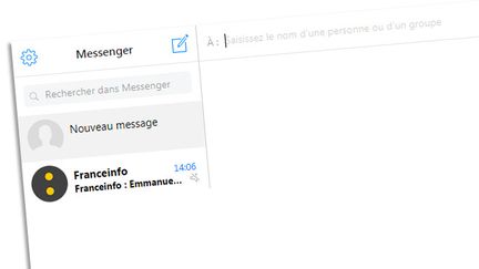 L'interface de facebook Messenger. (CAPTURE D'ÉCRAN)