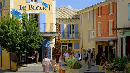 La librairie "Le Bleuet" de Banon en octobre 2013.
 (Eric Beracassat / AFP )