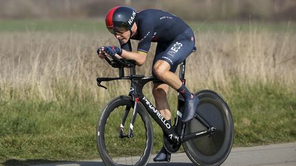 Rohan Dennis sur le contre-la-montre de Paris-Nice, le 9 mars 2021. (JEAN CATUFFE / JEAN CATUFFE)