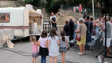 Jérôme Pouly, sociétaire de la Comédie-Française, "La cuisine des auteurs", Treilles, le 23 juin 2021 (Laurence Houot / FRANCEINFO CULTURE)