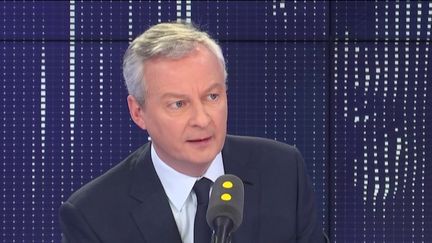 Bruno Le Maire, ministre de l'Économie et des Finances, invité de franceinfo&nbsp; lundi 27 janvier 2020. (FRANCEINFO / RADIO FRANCE)