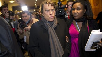 Bernard Tapie a bénéficié d'un montant record de 45 millions pour le seul préjudice moral (AFP PHOTO / BERTRAND LANGLOIS)