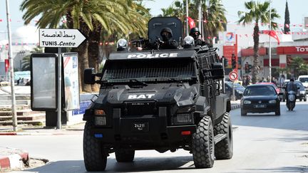 Les forces de s&eacute;curit&eacute; &agrave; Tunis, le 18 mars 2015. (FETHI BELAID / AFP)