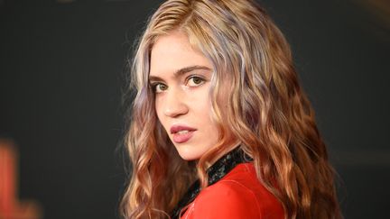 La chanteuse canadienne Grimes à l'avant-première de Captain Marvel à Hollywood, le 4 mars 2019. (ROBYN BECK / AFP)