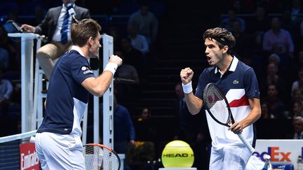 La rage de Nicolas Mahut et Pierre-Hugues Herbert (GLYN KIRK / AFP)