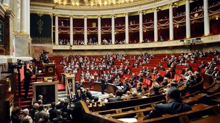 L'Assemblée nationale, lors des questions au gouvernement le 1er juin 2010 (AFP - Fred Dufour)