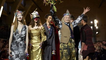 Vivienne Westwood ah 2017-18 à la London Fashion week, janvier 2017
 (NIKLAS HALLE&#039;N / AFP)