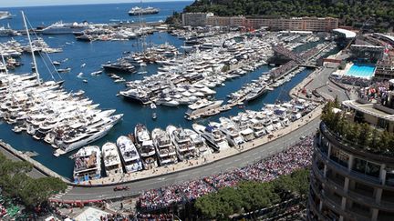 Le GP Monaco 2013 vue d'en haut (JEAN CHRISTOPHE MAGNENET / AFP)