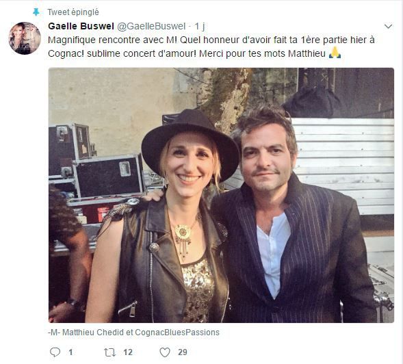 Gaelle Buswel a fait la première partie de Matthieu Chedid.
 (Adrien Pittore)