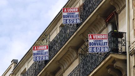 Appartements &agrave; louer et &agrave; vendre &agrave; Paris le 5 juin 2012&nbsp; (THOMAS SAMSON / AFP)