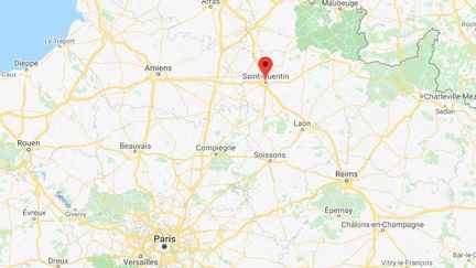 Saint-Quentin dans l'Aisne. (GOOGLE MAPS)