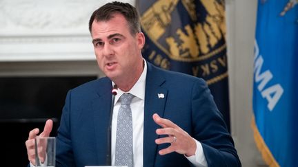 Kevin Stitt, gouverneur Républicain de l'Oklahoma, à Washington DC, le 18 juin 2020. (SAUL LOEB / AFP)