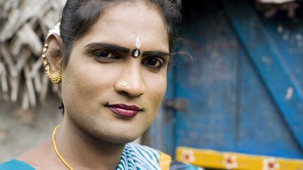On estime que 70% des Hijras ne sont pas castr&eacute;s et se contentent de prendre des hormones pour leur donner une apparence plus f&eacute;minine. (SIPA)