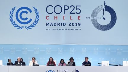 La COP25 s'est déroulée à Madrid (Espagne). Photo d'illustration. (OSCAR DEL POZO / AFP)