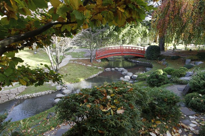 le jardin japonais du musée Albert Kahn à Boulogne-Billancourt, 2010 (FRANCOIS GUILLOT / AFP)