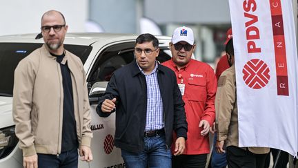 L'ex-ministre du pétrole et ancien PDG du géant pétrolier public vénézuélien PDVSA, Pedro Tellechea, à Caracas (Venezuela), le 14 juin 2024. (JUAN BARRETO / AFP)