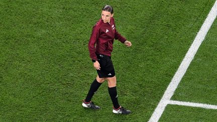 La Française Stéphanie Frappart va arbitrer la rencontre entre le Costa Rica et l'Allemagne, jeudi 1er décembre. (AFP)