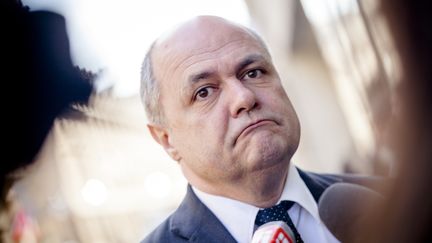 Bruno Le Roux, pr&eacute;sident du groupe socialiste &agrave; l'Assembl&eacute;e nationale, le 7 avril 2015 &agrave; Paris. (AURÉLIEN MORISSARD / CITIZENSIDE.COM / AFP)