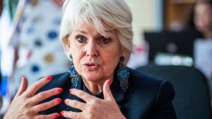 Isabelle Rome, ministre chargée de l'Egalité entre les femmes et les hommes, le 10 juillet 2023. (XOSE BOUZAS / HANS LUCAS / AFP)