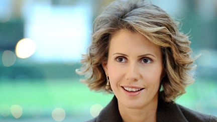 Asma Al-Assad &agrave; l'h&ocirc;tel Bristol, &agrave; Paris, le 11 d&eacute;cembre 2010. (MIGUEL MEDINA / AFP)