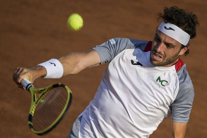 Marco Cecchinato lors de Roland-Garros 2020. (RICCARDO ANTIMIANI / POOL)