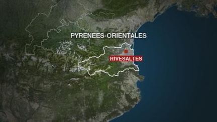 Carte de Rivesaltes