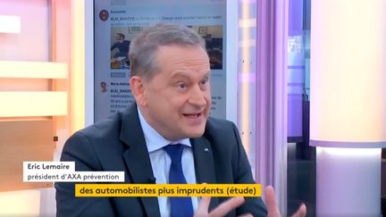 Invité de Jean-Paul Chapel dans ":L’éco" jeudi 30 mars, Eric Lemaire, président d’AXA prévention, présente les résultats du baromètre AXA sur le comportement des français au volant : de bons élèves ?