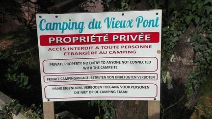 &nbsp; (C'est au camping du Vieux Pont à Saint-Alban-Auriolles qu'une fillette de 8 ans a été violée  © Radio France / Pierre-Jean Pluvy)