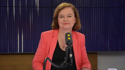 Nathalie Loiseau, Ministre auprès du ministre de l'Europe et des Affaires étrangères, chargée des Affaires européennes. (RADIO FRANCE / JEAN-CHRISTOPHE BOURDILLAT)