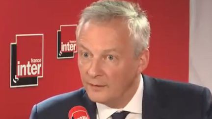 Bruno Le Maire, ministre de l'Économie et des Finances, le 18 juillet 2019 sur France Inter. (FRANCE INTER / RADIOFRANCE)