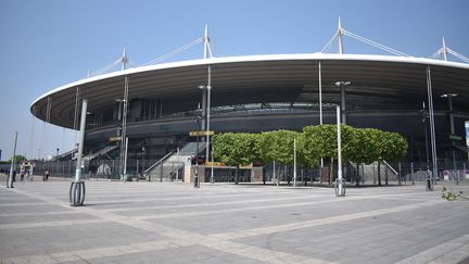 Le Stade de France, à Saint-Denis (Seine-Saint-Denis), en mai 2018. (RÉMI BRANCATO / RADIOFRANCE)