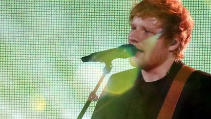 Ed Sheeran en concert le 5 mars à Inglewood, Etats-Unis
 (Christopher Polk / GETTY IMAGES NORTH AMERICA / AFP)