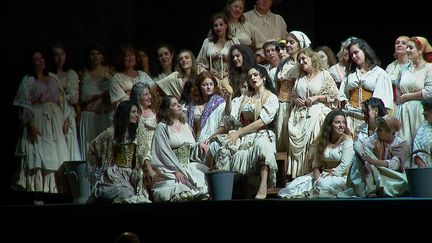 Ketevan Kemoklidze interprête Carmen dans cette nouvelle édition du festival des "Soirées lyriques". (France 3 Nouvelle-Aquitaine)