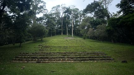 Site archéologique de Tak'alik Ab'aj au Guatemala en mars 2022. (AFP / ORLANDO  ESTRADA)