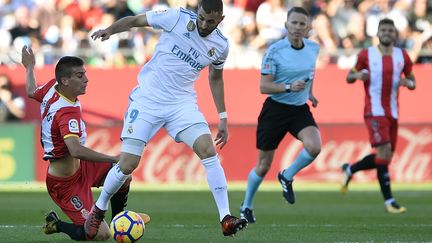  Pere Pons face à Karim Benzema (JOSEP LAGO / AFP)