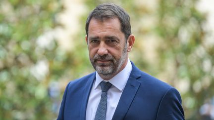 Le ministre de l'Intérieur Christophe Castaner, à Matignon, à Paris, le 3 septembre 2019. (ERIC FEFERBERG / AFP)