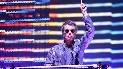 Jean-Michel Jarre en concert au festival des Vieilles Charrues à Carhaix (Finistère), le 15 juillet 2017
 (Fred Tanneau / AFP)