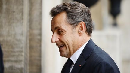 Nicolas Sarkozy, le 16 avril 2013 &agrave; Neuilly (Hauts-de-Seine). (ALEXIS REAU / SIPA)