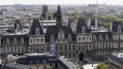 Vue de la mairie de Paris depuis la tour Saint-Jacques (15/9/2012)
 (Kenzo Tribouillard (AFP))