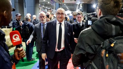 Le préfet de police Laurent Nunez au Salon de l'agriculture à Paris le 24 février 2024. (LUDOVIC MARIN / AFP)